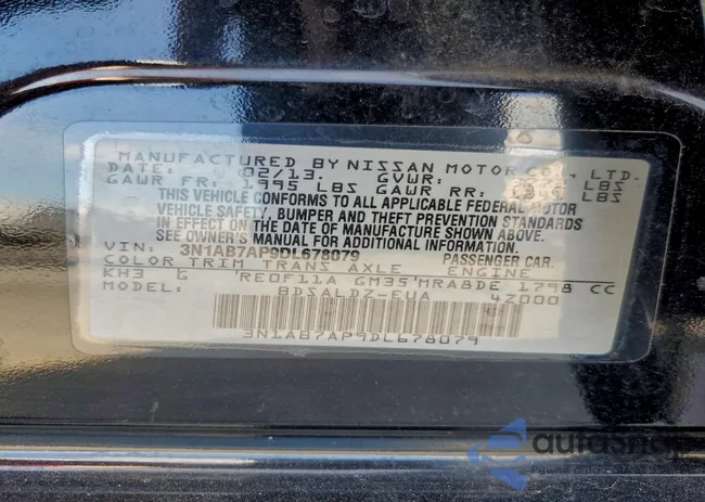 3N1AB7AP9DL678079: 97787635