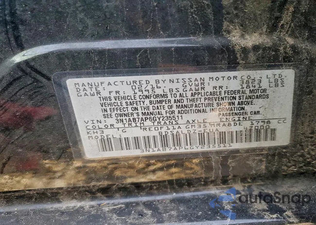 3N1AB7AP6GY235511: 98221375