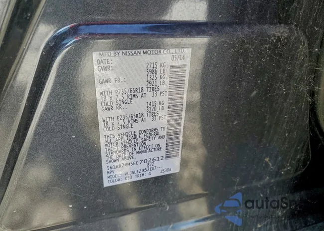 5N1AR2MM5EC702612: 97633065