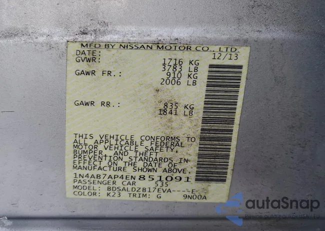 1N4AB7AP4EN851091: 97109775