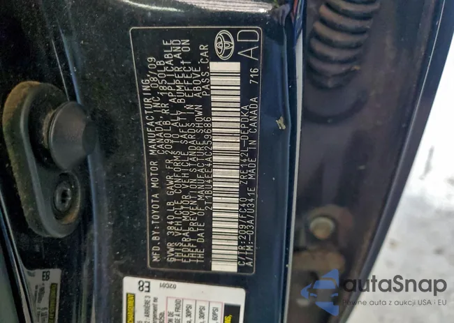 2T1BU4EE4AC259686: 96723675