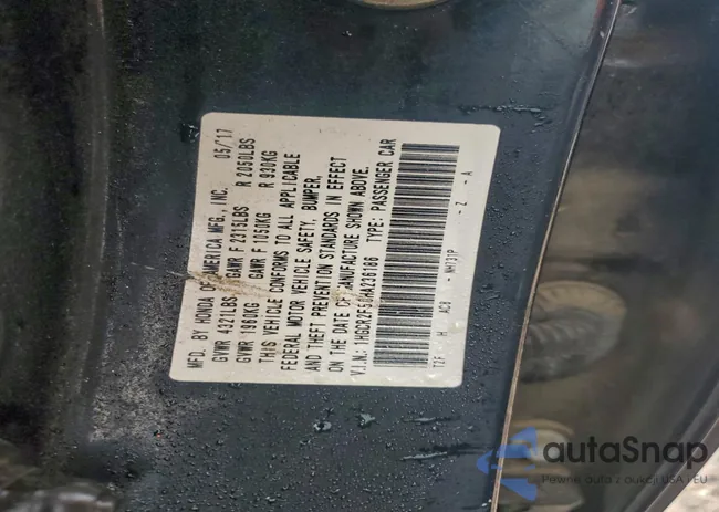 1HGCR2F50HA236186: 94933505