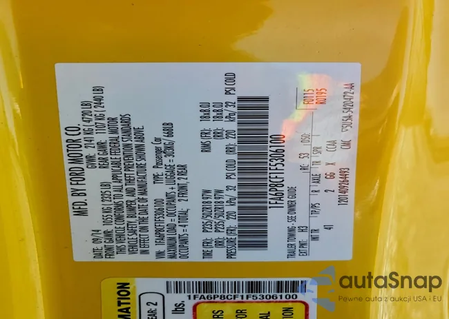 1FA6P8CF1F5306100: 97172465