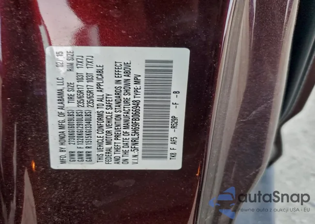 5FNRL5H69FB066948: 97795765