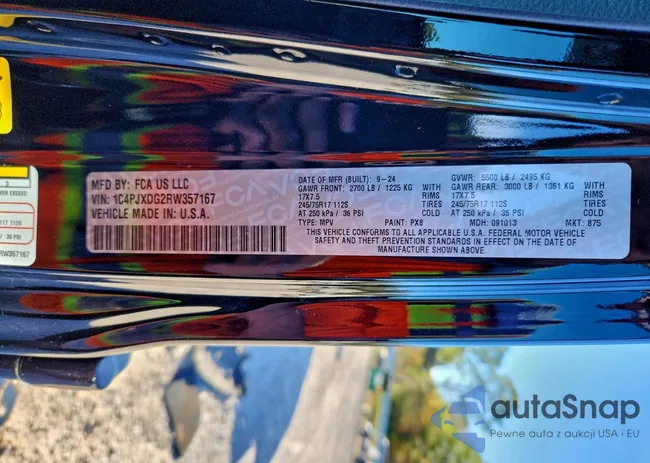 1C4PJXDG2RW357167: 95566835