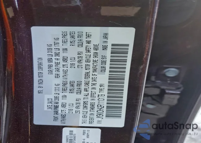 JM3KKDHA2R1110179: 96496925