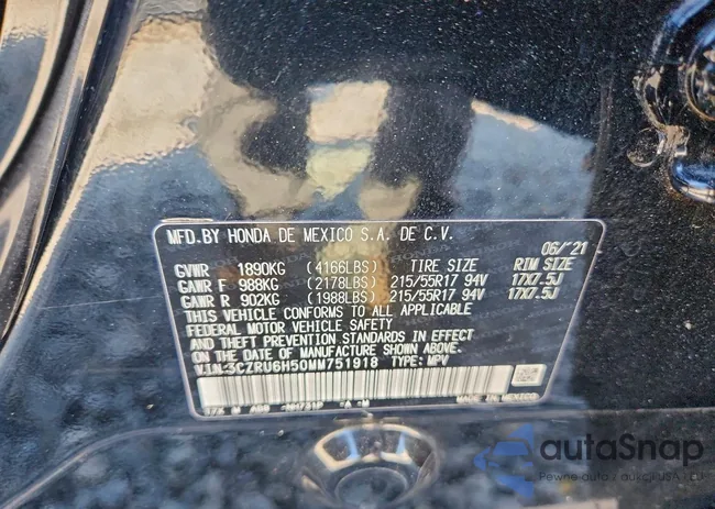 3CZRU6H50MM751918: 95189275