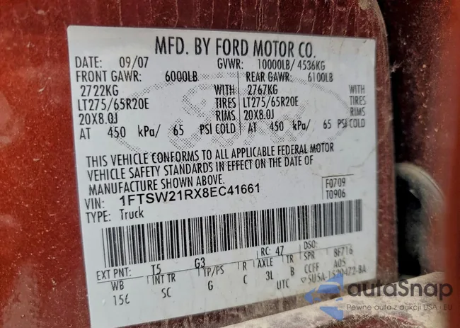 1FTSW21RX8EC41661: 95293705