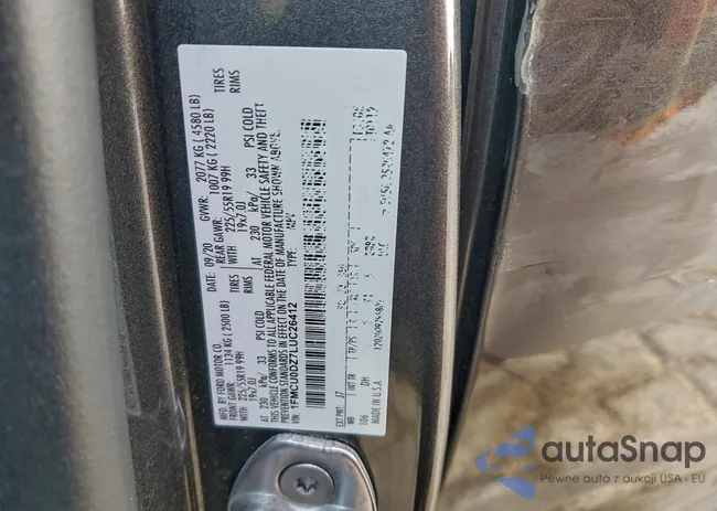 1FMCU0DZ7LUC26412: 97890285