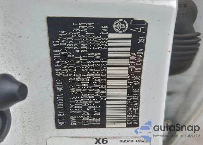 2T1BURHEXEC157811: 95272355