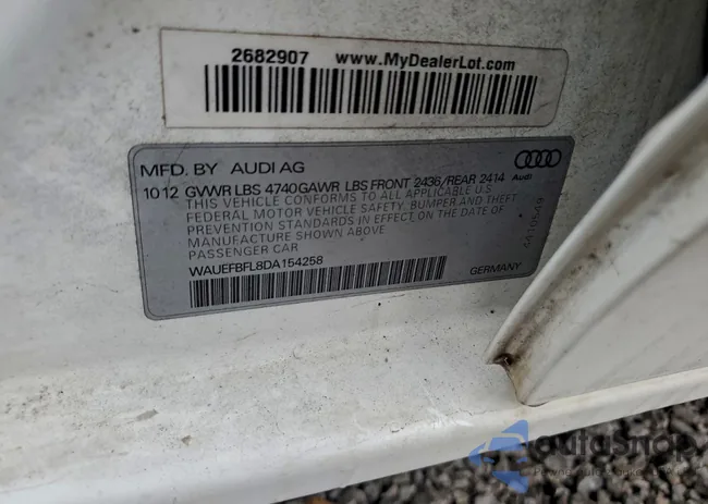 WAUEFBFL8DA154258: 97088575