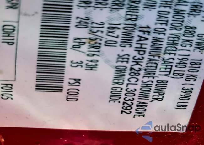 1FAHP3K28CL303292: 96404645