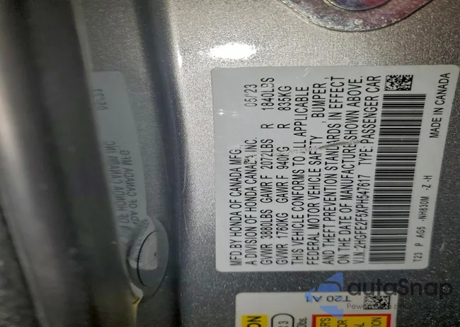 2HGFE2F5XPH547617: 97438835