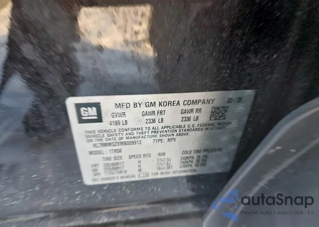 KL79MMS2XMB009913: 96747735