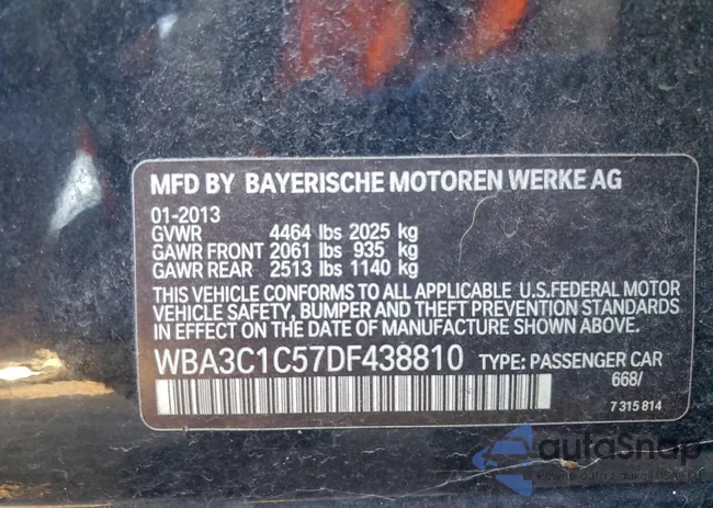 WBA3C1C57DF438810: 97273745