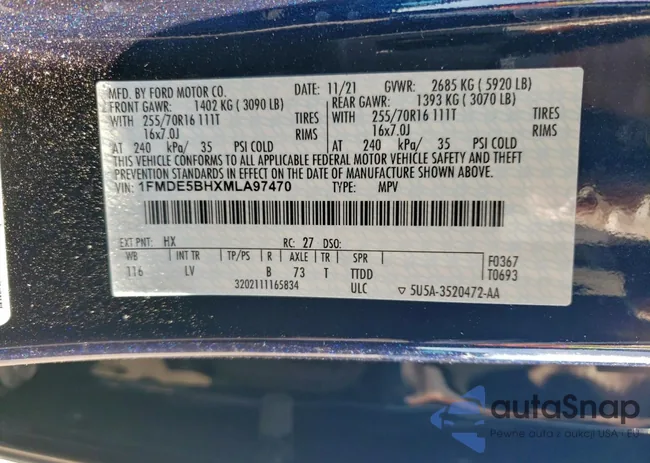 1FMDE5BHXMLA97470: 94810235