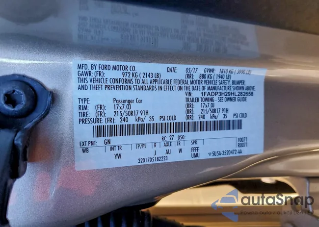 1FADP3H29HL282658: 97282795