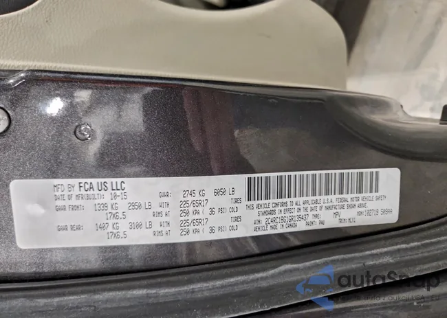 2C4RC1BG1GR135437: 96685025