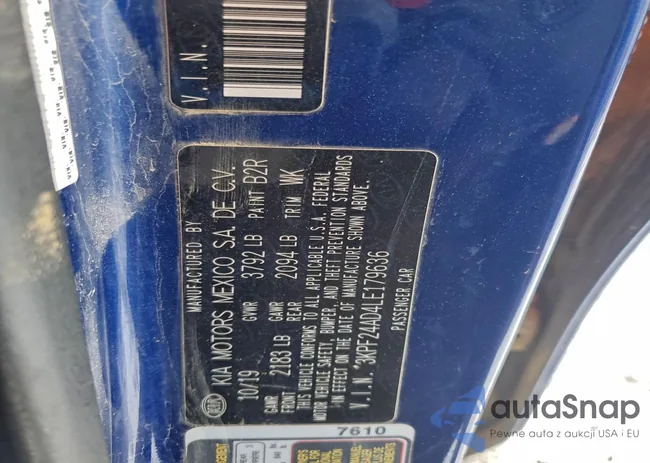 3KPF24AD4LE179636: 96049625