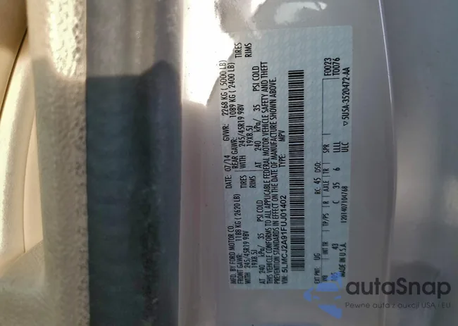 5LMCJ2A91FUJ01402: 97170445