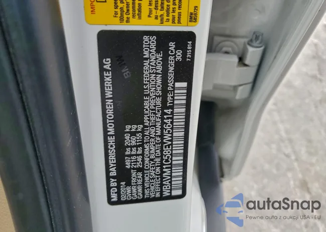 WBAVM1C58EVW56414: 98137375