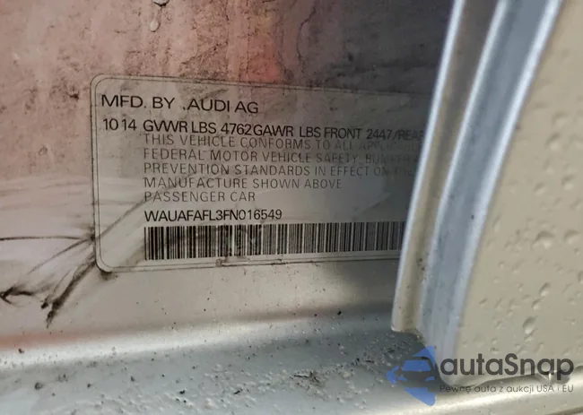 WAUAFAFL3FN016549: 94994045