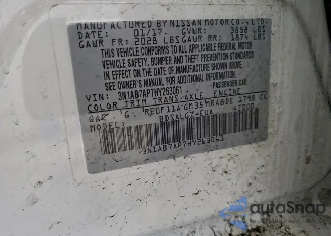 3N1AB7AP7HY263061: 98173505