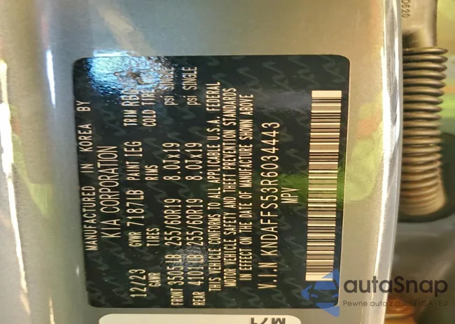 KNDAFFS53R6034443: 96625395