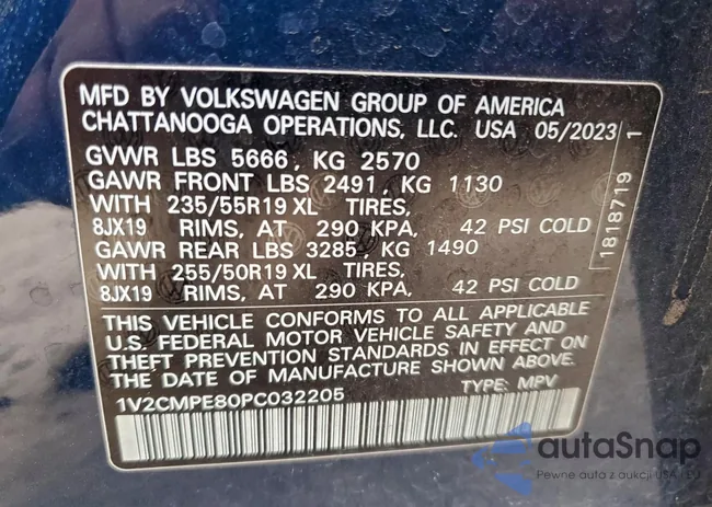 1V2CMPE80PC032205: 96823295