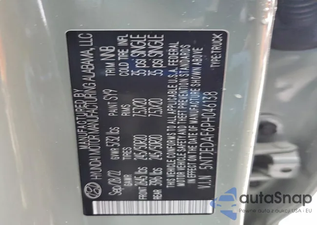 5NTJEDAF6PH046138: 98428395