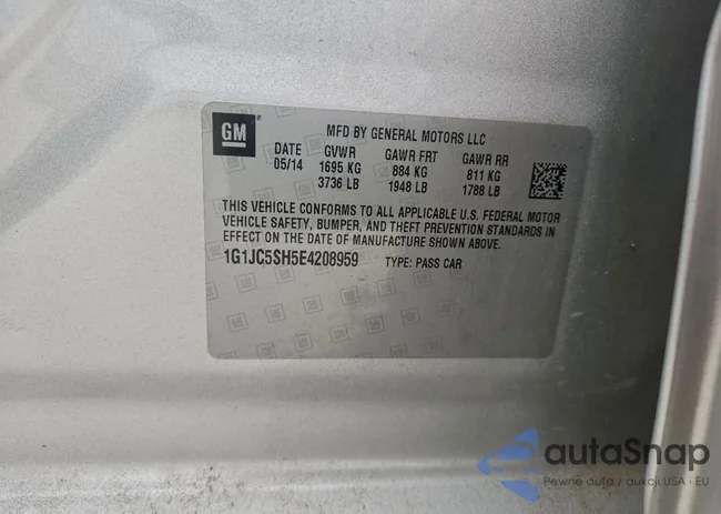 1G1JC5SH5E4208959: 95718735