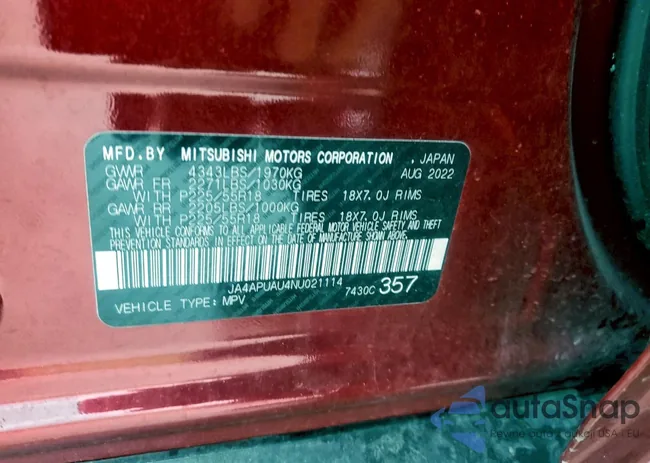 JA4APUAU4NU021114: 95834845