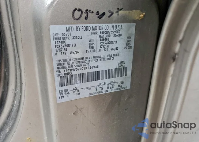 1FTRW07L01KB96338: 94749965