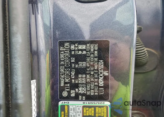 KNDPNCAC1K7532314: 98207265