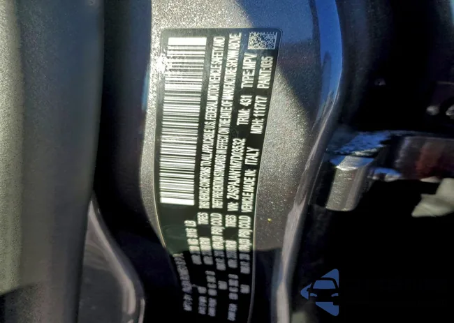 ZASPAJAN1M7D03532: 96774385