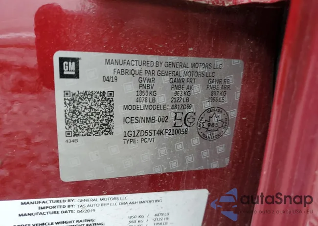 1G1ZD5ST4KF210058: 78420173