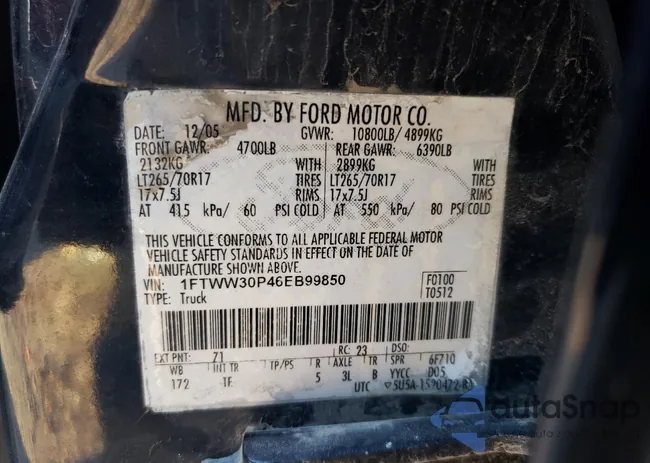 1FTWW31P46ED73169: 78303483