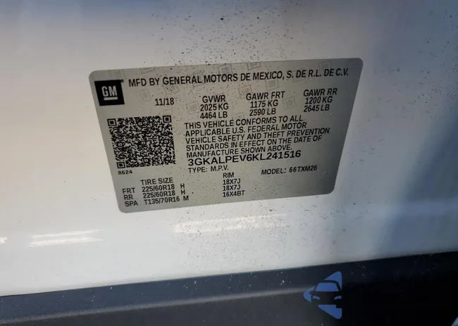 3GKALPEV6KL241516: 71633965