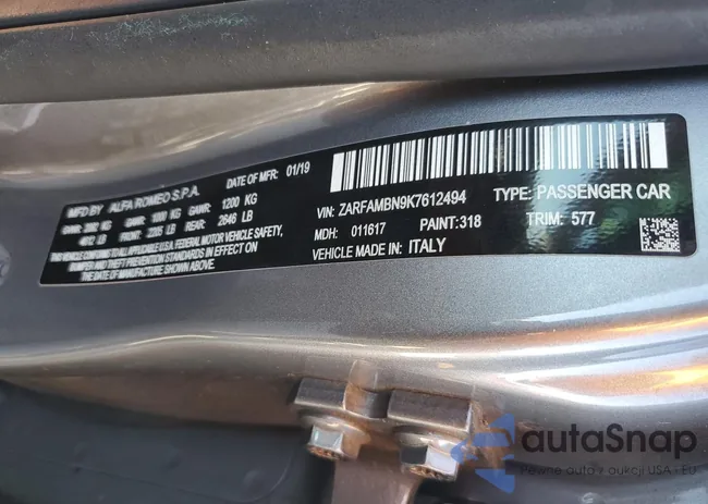 ZARFAMBN9K7612494: 38238304