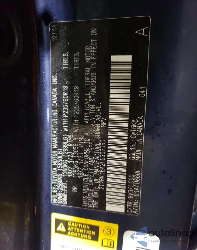 2T2BK1BA2FC302060: 37810424