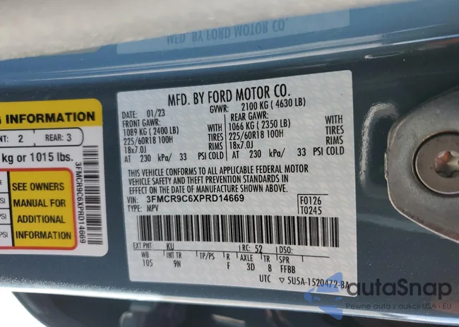 3FMCR9C6XPRD14669: 82958603