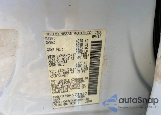 1N6BA1F30HN571027: 37580994