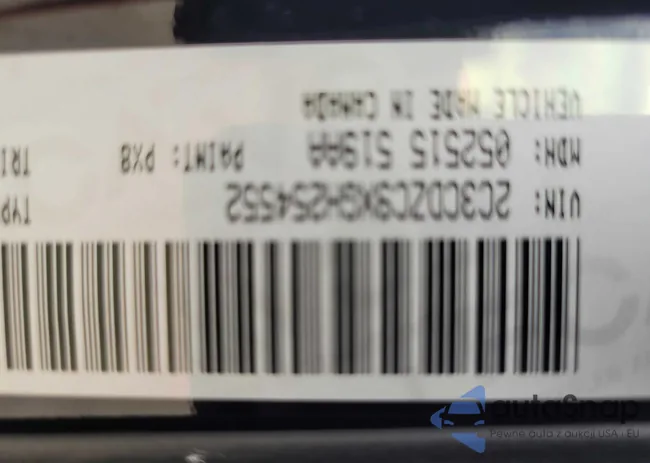 2C3CDZC9XGH254552: 38505154