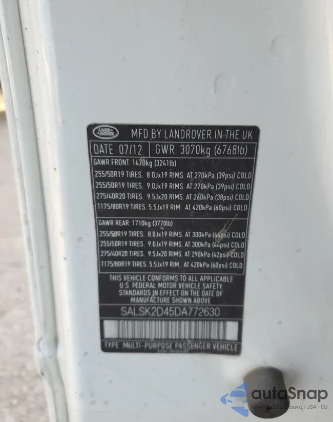 SALSK2D45DA772630: 38358344