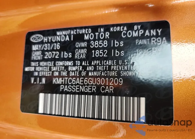 KMHTC6AE6GU301209: 39492104