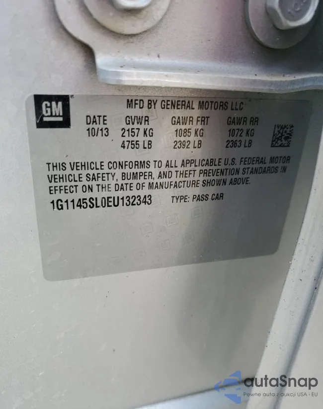 1G1145SL0EU132343: 39048504