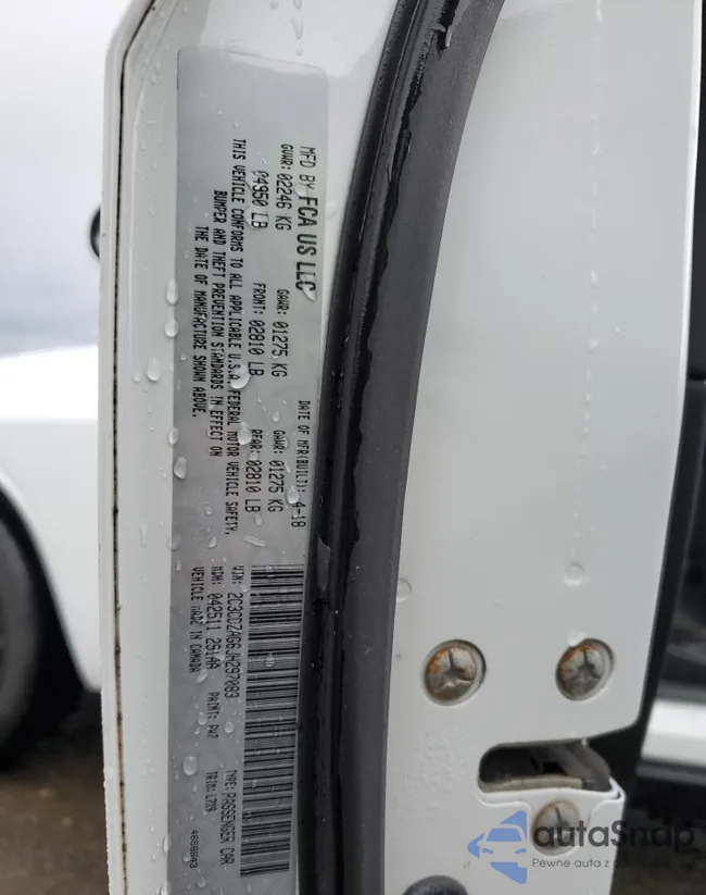 2C3CDZAG6JH297083: 82143893