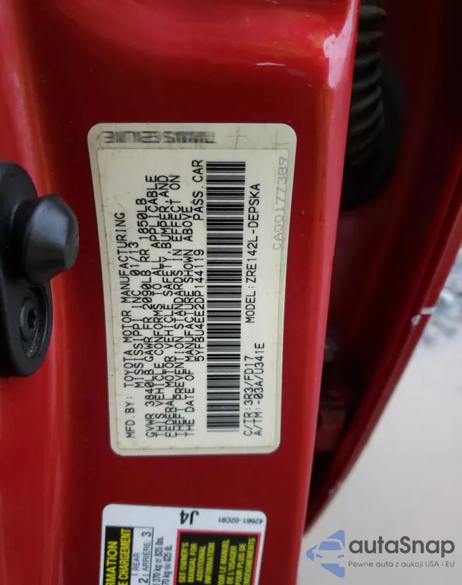 5YFBU4EE2DP144119: 37777454