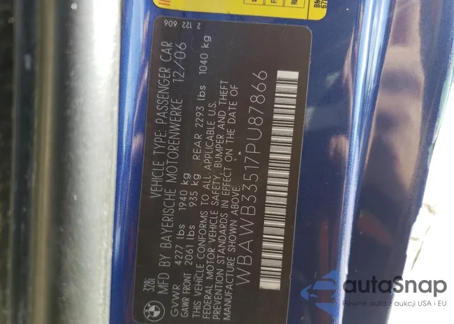 WBAWB33517PU87866: 40319624