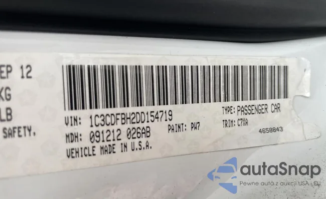 1C3CDFBH2DD154719: 40015544